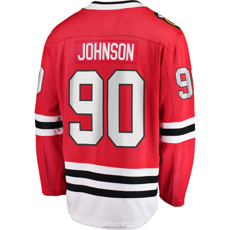 NHL Men Chicago Blackhawks Tyler Johnson Fanatics Branded Red Home Team Breakaway Player Jersey D002V1717 Clothing