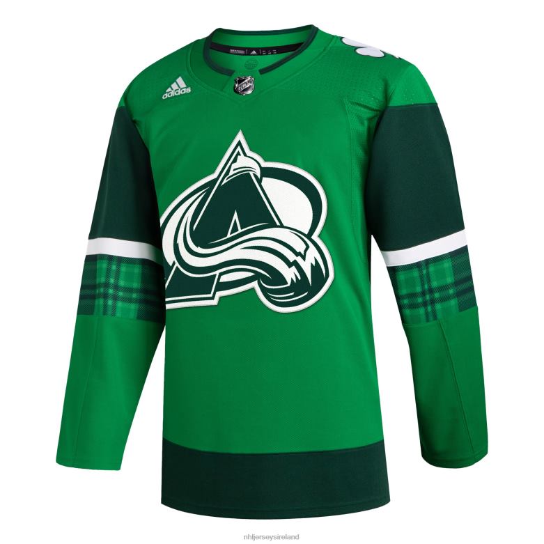 NHL Men Colorado Avalanche Adidas Kelly Green 2023 St Patrick\S Day Primegreen Authentic Jersey D002V656 Clothing