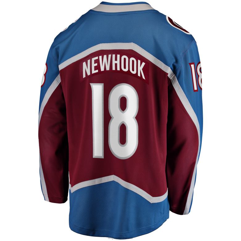 NHL Men Colorado Avalanche Alex Newhook Fanatics Branded Burgundy Home Breakaway Player Jersey D002V2398 Clothing