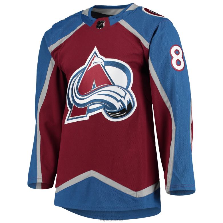 NHL Men Colorado Avalanche Cale Makar Adidas Burgundy Home Primegreen Authentic Pro Player Jersey D002V143 Clothing