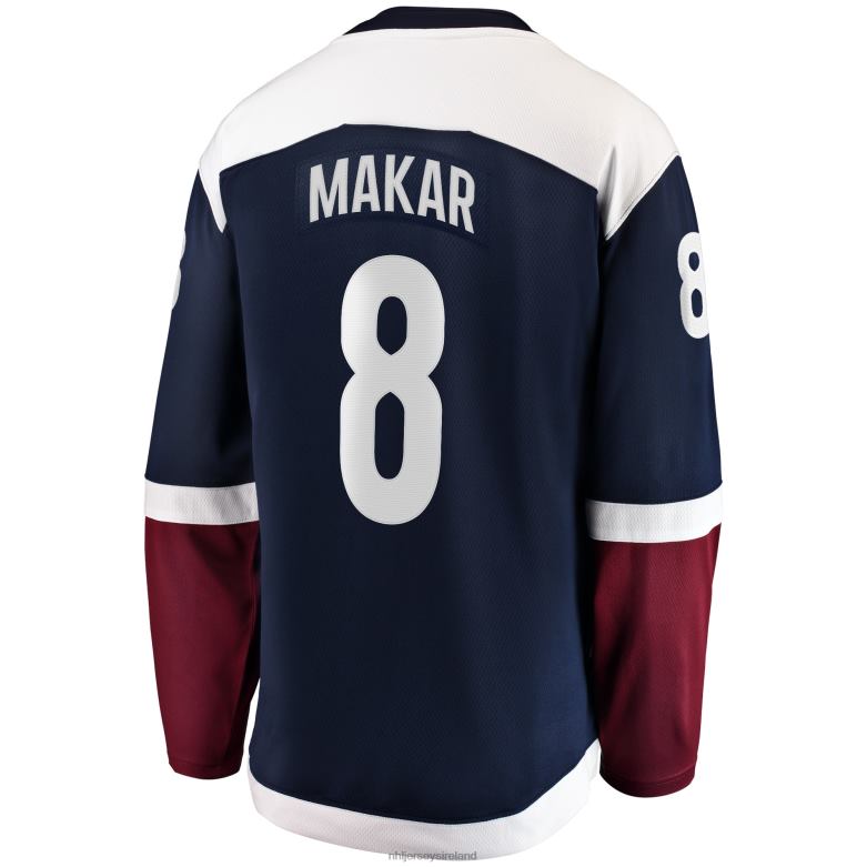 NHL Men Colorado Avalanche Cale Makar Fanatics Branded Navy Alternate 2018/19 Premier Breakaway Player Jersey D002V10 Clothing