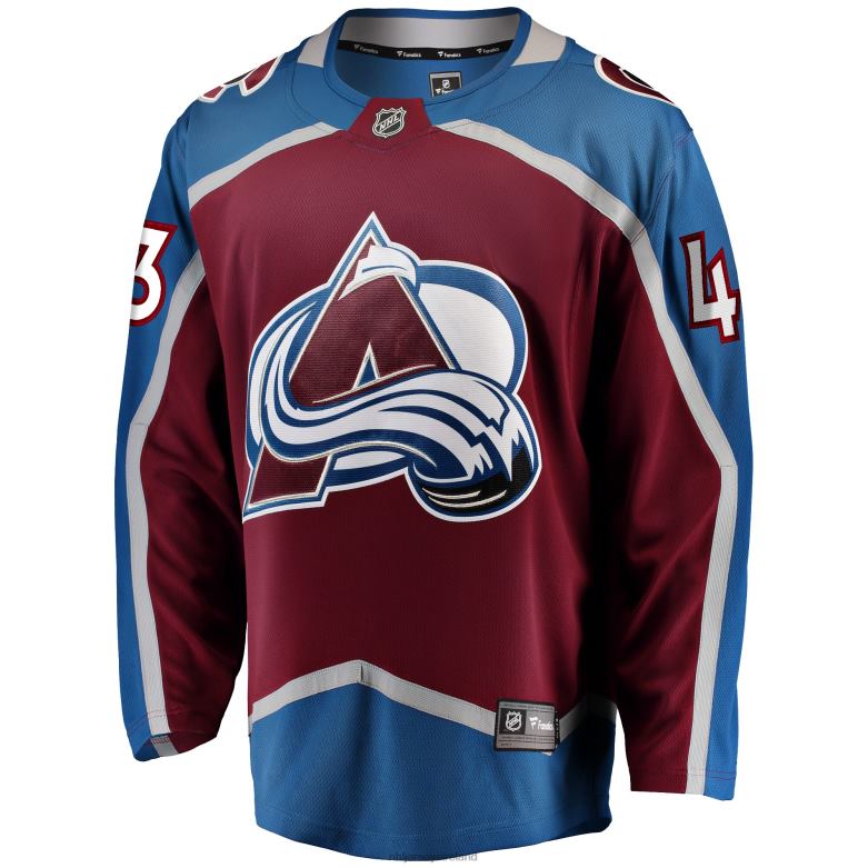 NHL Men Colorado Avalanche Darren Helm Fanatics Branded Burgundy Home Breakaway Player Jersey D002V1242 Clothing