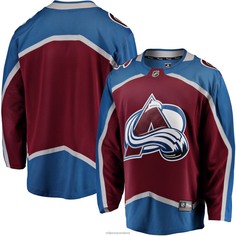 NHL Men Colorado Avalanche Fanatics Branded Maroon Breakaway Home Jersey D002V179 Clothing