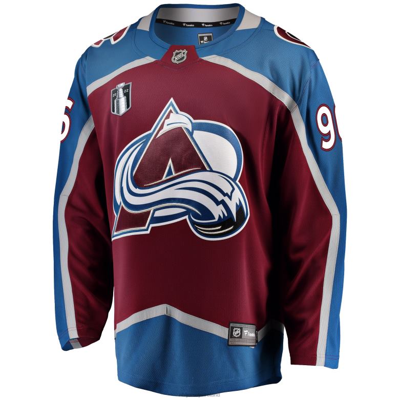 NHL Men Colorado Avalanche Mikko Rantanen Fanatics Branded Burgundy Home 2022 Stanley Cup Final Breakaway Player Jersey D002V450 Clothing