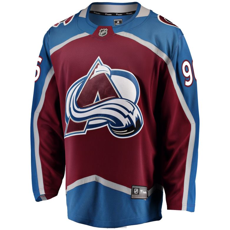 NHL Men Colorado Avalanche Mikko Rantanen Fanatics Branded Burgundy Home Premier Breakaway Player Jersey D002V74 Clothing