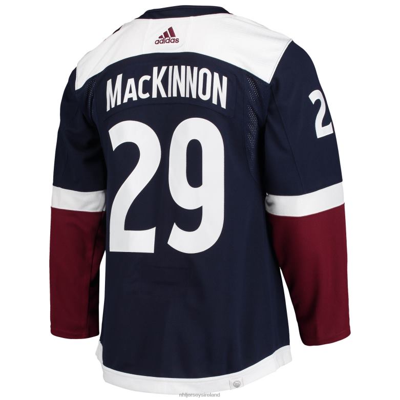 NHL Men Colorado Avalanche Nathan Mackinnon Adidas Navy Alternate Primegreen Authentic Pro Player Jersey D002V133 Clothing