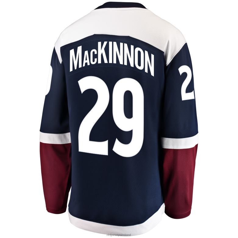 NHL Men Colorado Avalanche Nathan Mackinnon Fanatics Branded Navy Alternate Breakaway Player Jersey D002V25 Clothing