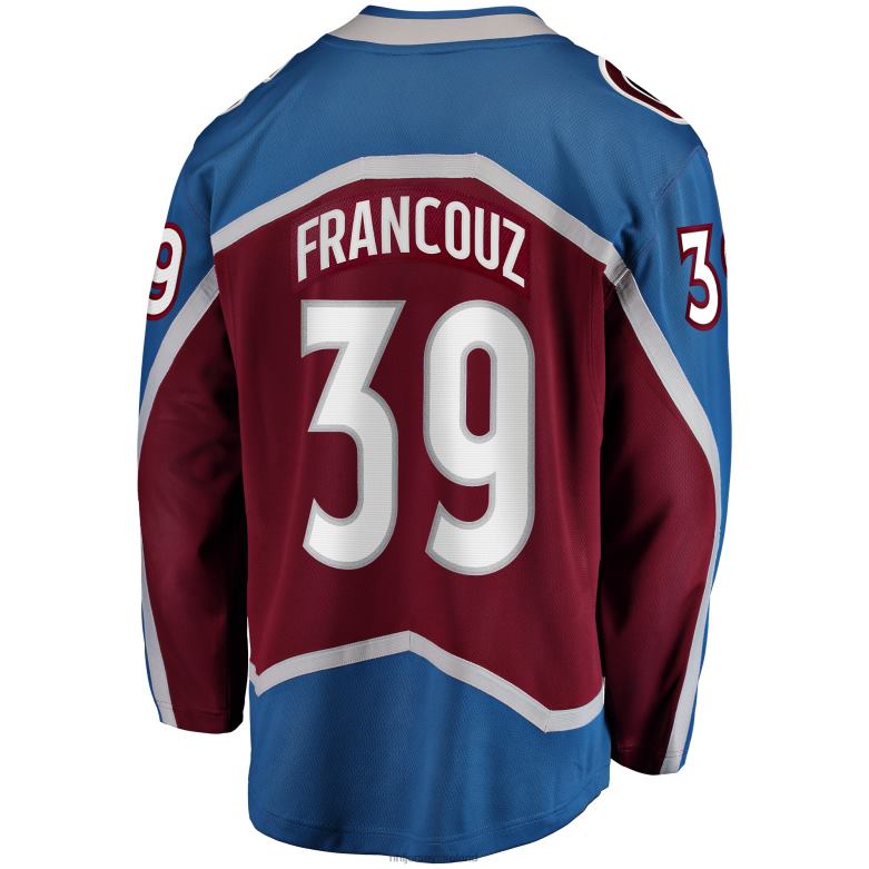 NHL Men Colorado Avalanche Pavel Francouz Fanatics Branded Burgundy Breakaway Player Jersey D002V1318 Clothing