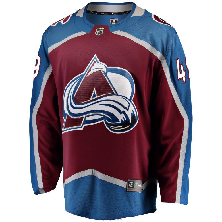 NHL Men Colorado Avalanche Samuel Girard Fanatics Branded Burgundy Breakaway Player Jersey D002V2158 Clothing