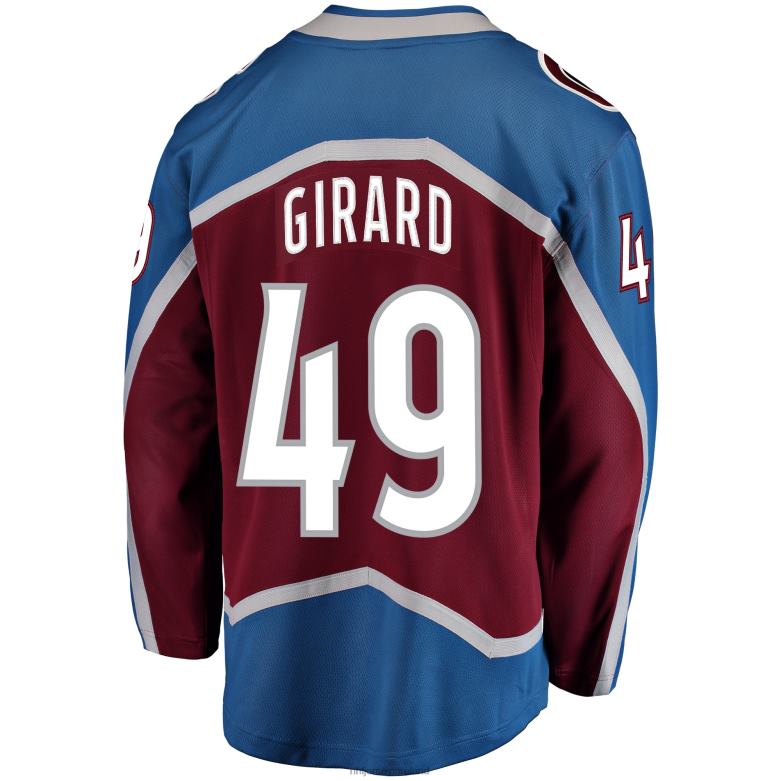 NHL Men Colorado Avalanche Samuel Girard Fanatics Branded Burgundy Breakaway Player Jersey D002V2158 Clothing