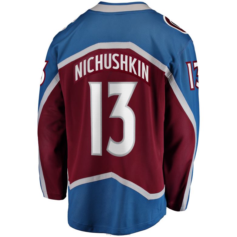 NHL Men Colorado Avalanche Valeri Nichushkin Fanatics Branded Burgundy Breakaway Player Jersey D002V391 Clothing