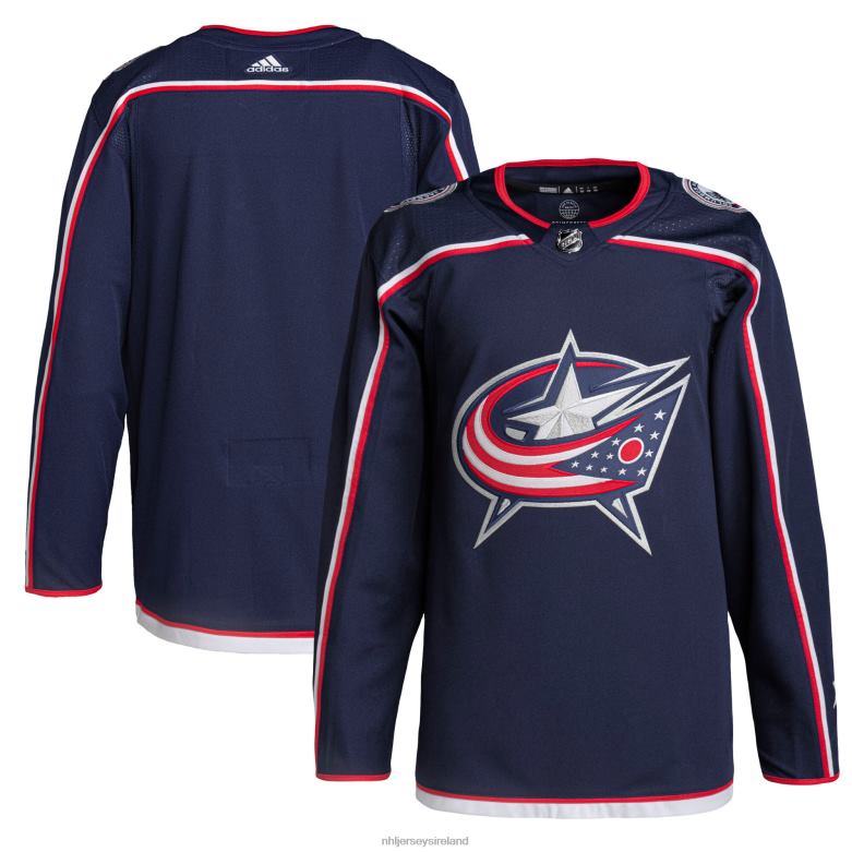 NHL Men Columbus Blue Jackets Adidas Navy Home Primegreen Authentic Pro Jersey D002V1441 Clothing