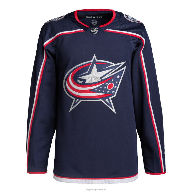 NHL Men Columbus Blue Jackets Adidas Navy Home Primegreen Authentic Pro Jersey D002V1441 Clothing