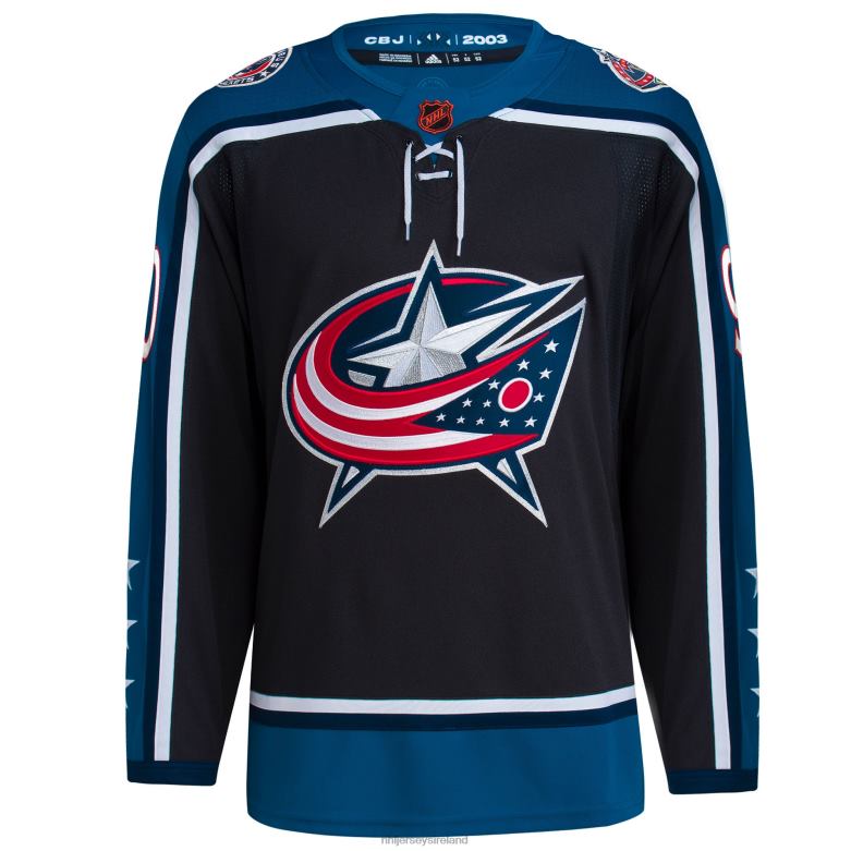 NHL Men Columbus Blue Jackets Elvis Merzlikins Adidas Black Reverse Retro 20 Authentic Player Jersey D002V705 Clothing