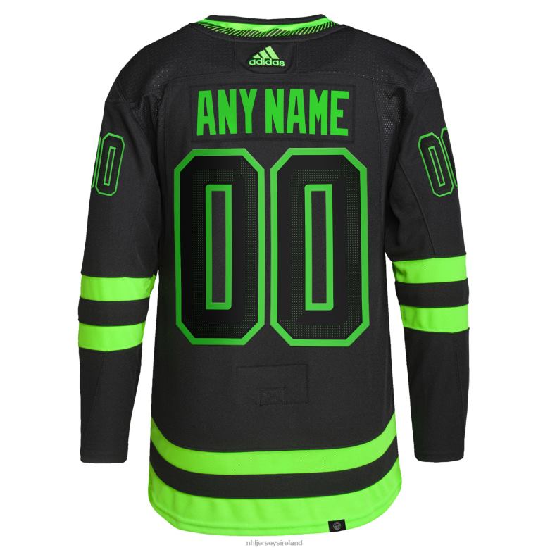 NHL Men Dallas Stars Adidas Black Alternate Primegreen Authentic Pro Custom Jersey D002V398 Clothing