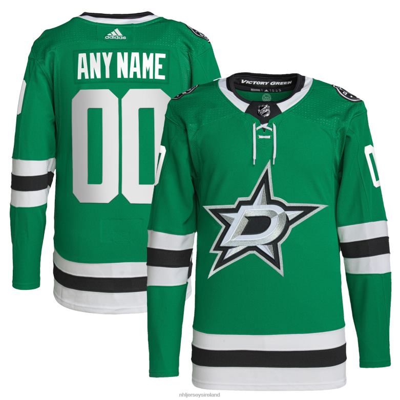 NHL Men Dallas Stars Adidas Green Home Primegreen Authentic Pro Custom Jersey D002V2078 Clothing