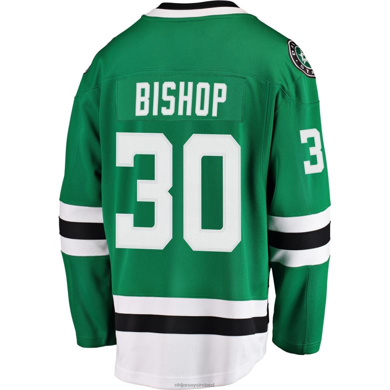 NHL Men Dallas Stars Ben Bishop Fanatics Branded Kelly Green Breakaway Jersey D002V1801 Clothing