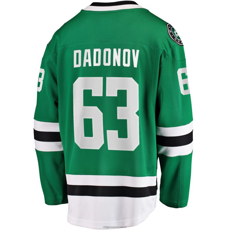 NHL Men Dallas Stars Evgenii Dadonov Fanatics Branded Green Home Breakaway Jersey D002V2013 Clothing
