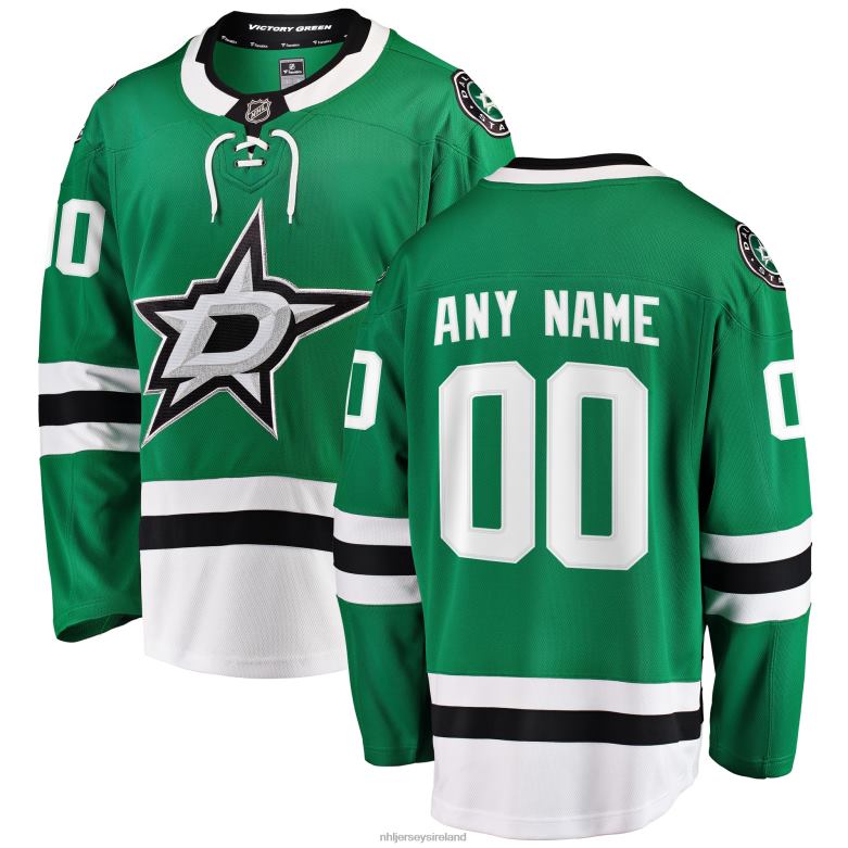 NHL Men Dallas Stars Fanatics Branded Green Home Breakaway Custom Jersey D002V477 Clothing