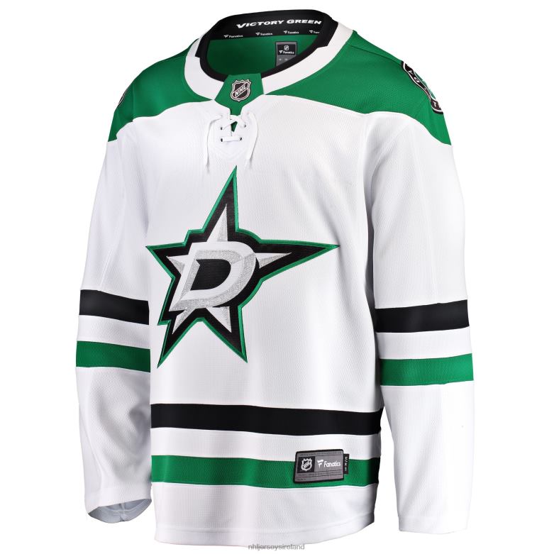 NHL Men Dallas Stars Fanatics Branded White Breakaway Away Jersey D002V892 Clothing