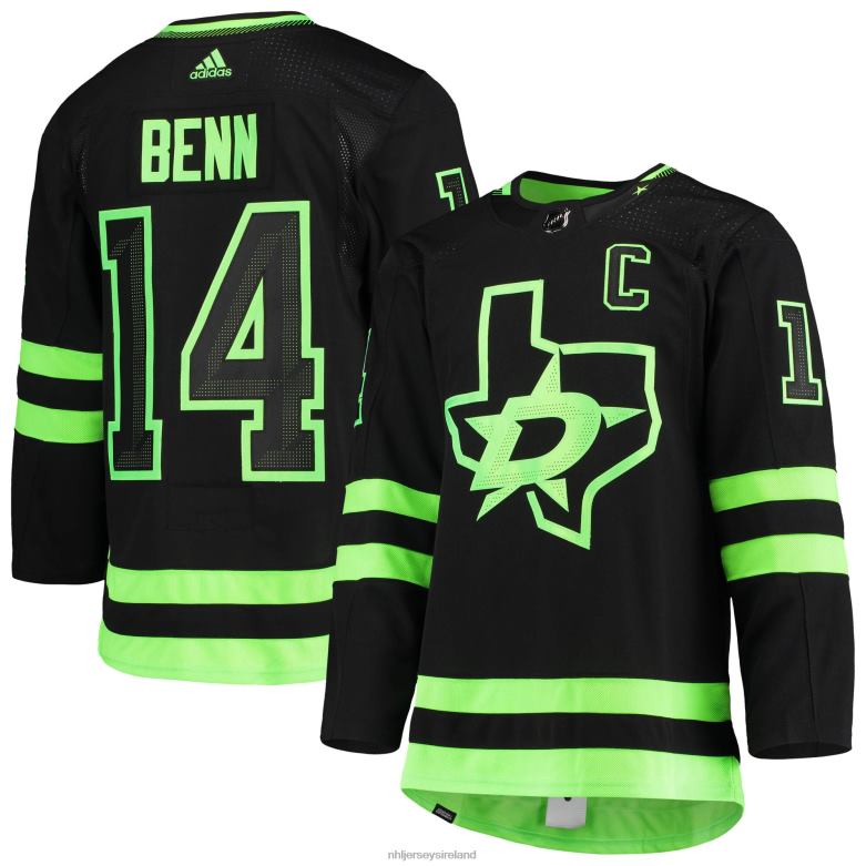 NHL Men Dallas Stars Jamie Benn Adidas Black Alternate Captain Patch Primegreen Authentic Pro Player Jersey D002V1215 Clothing