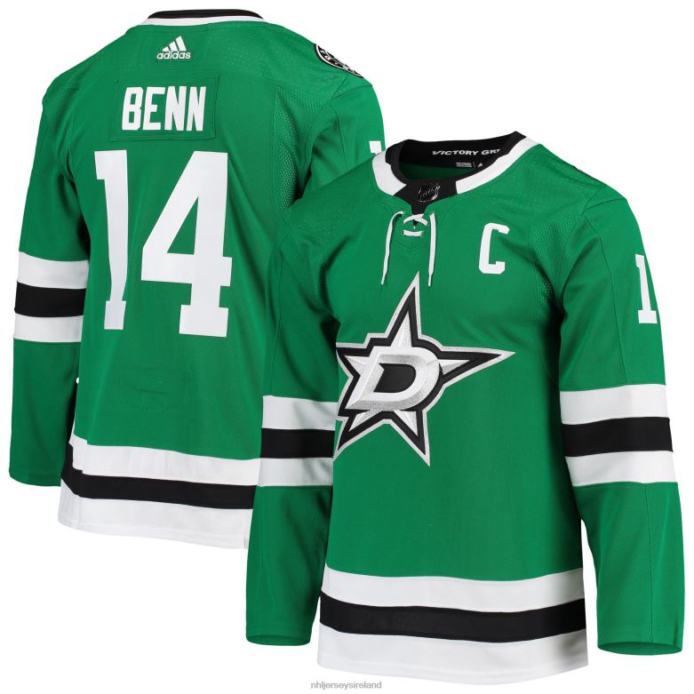NHL Men Dallas Stars Jamie Benn Adidas Kelly Green Home Captain Patch Primegreen Authentic Pro Player Jersey D002V352 Clothing