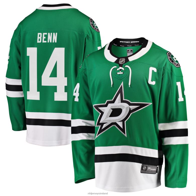NHL Men Dallas Stars Jamie Benn Fanatics Branded Green Breakaway Player Jersey D002V78 Clothing
