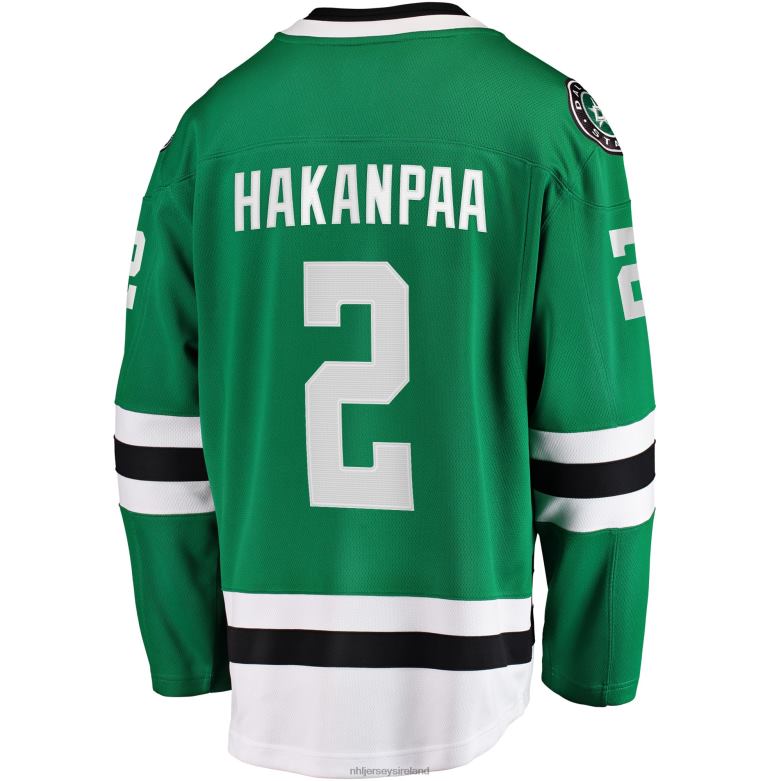 NHL Men Dallas Stars Jani Hakanpaa Fanatics Branded Kelly Green Home Breakaway Player Jersey D002V2210 Clothing