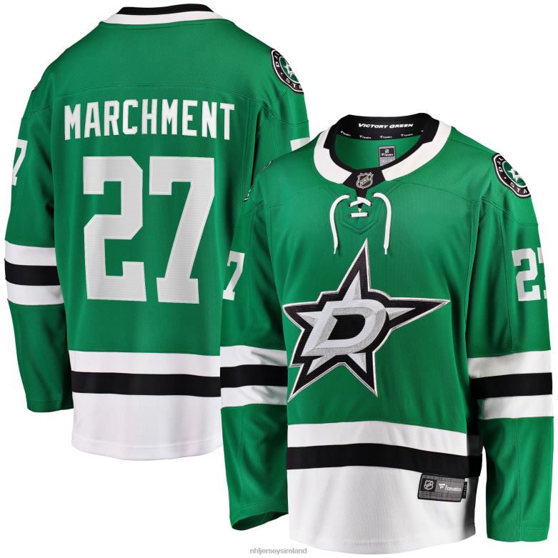 NHL Men Dallas Stars Mason Marchment Fanatics Branded Kelly Green Home Breakaway Player Jersey D002V1972 Clothing