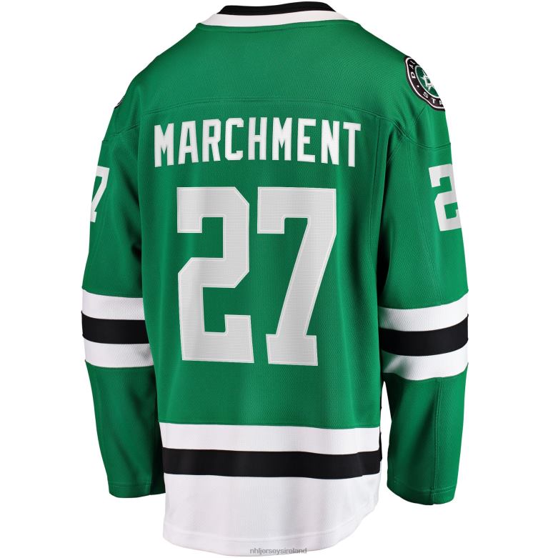 NHL Men Dallas Stars Mason Marchment Fanatics Branded Kelly Green Home Breakaway Player Jersey D002V1972 Clothing