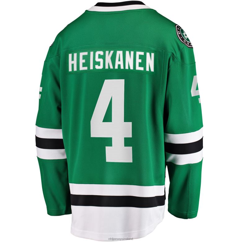 NHL Men Dallas Stars Miro Heiskanen Fanatics Branded Kelly Green Home Premier Breakaway Player Jersey D002V832 Clothing