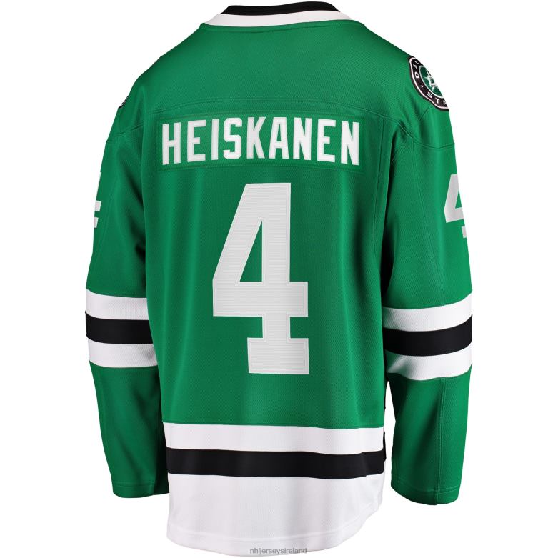 NHL Men Dallas Stars Miro Heiskanen Fanatics Branded Kelly Green Team Color Breakaway Player Jersey D002V1093 Clothing
