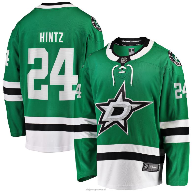 NHL Men Dallas Stars Roope Hintz Fanatics Branded Kelly Green Home Breakaway Player Jersey D002V1655 Clothing