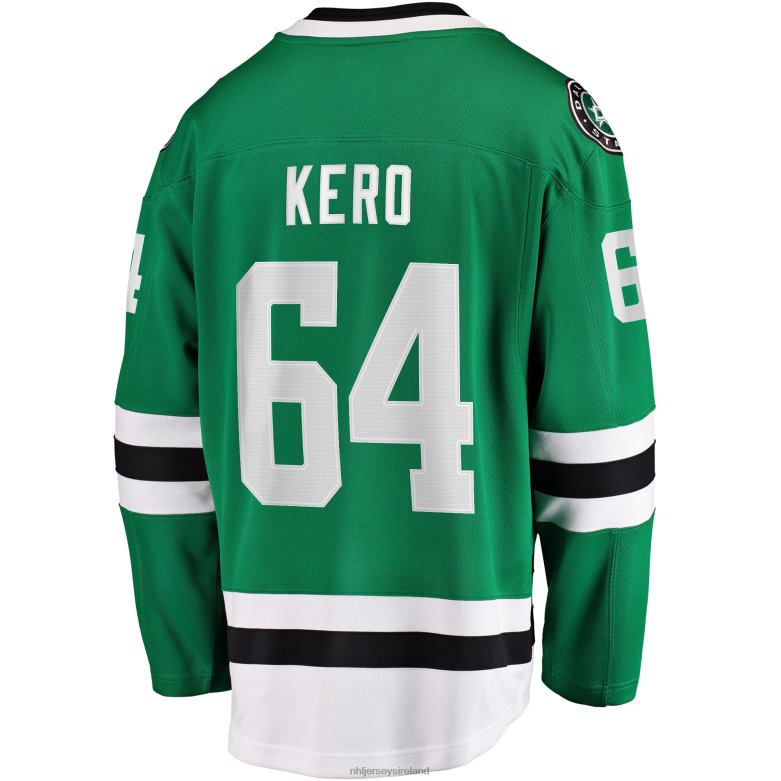 NHL Men Dallas Stars Tanner Kero Fanatics Branded Kelly Green Home Breakaway Player Jersey D002V2327 Clothing
