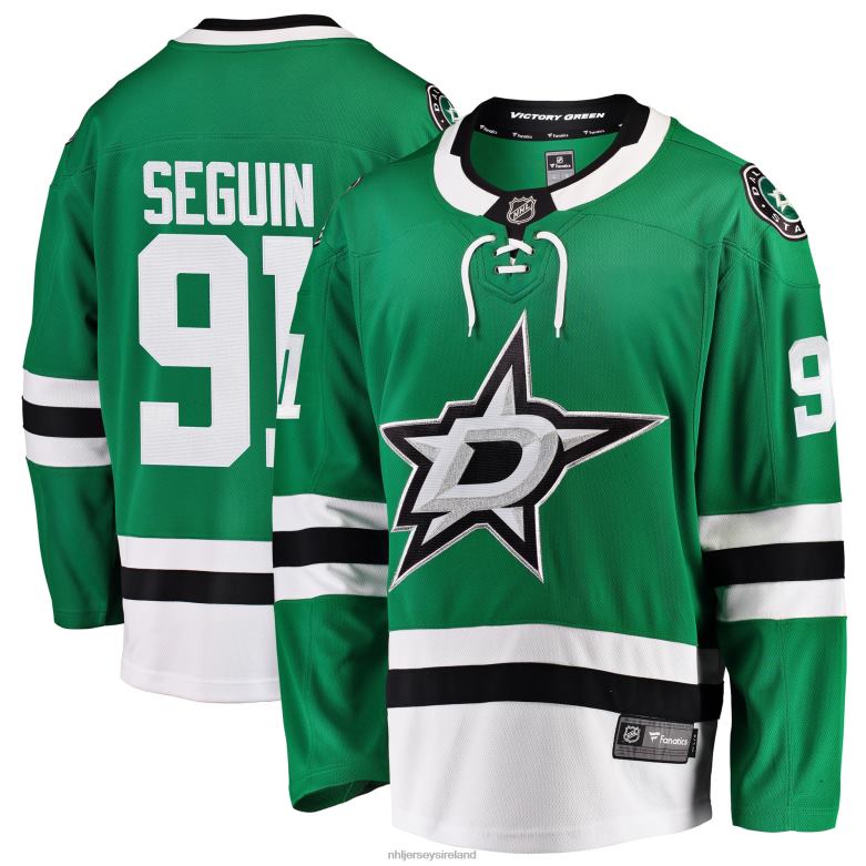 NHL Men Dallas Stars Tyler Seguin Fanatics Branded Green Breakaway Player Jersey D002V196 Clothing