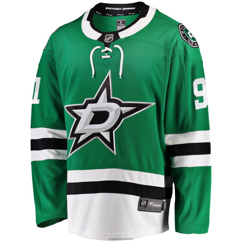 NHL Men Dallas Stars Tyler Seguin Fanatics Branded Kelly Green Breakaway Home Jersey D002V1060 Clothing