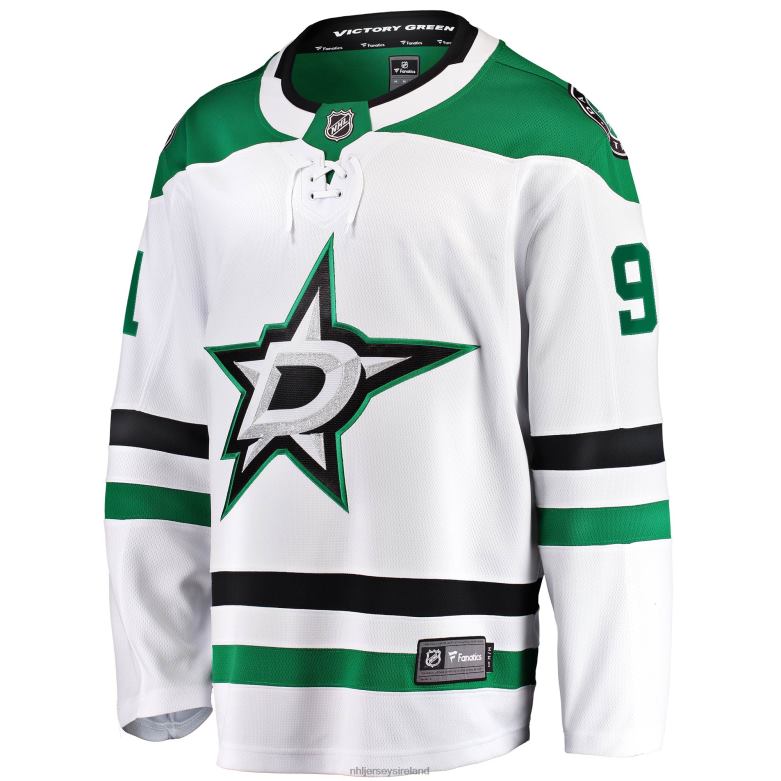 NHL Men Dallas Stars Tyler Seguin Fanatics Branded White Away Premier Breakaway Player Jersey D002V1205 Clothing