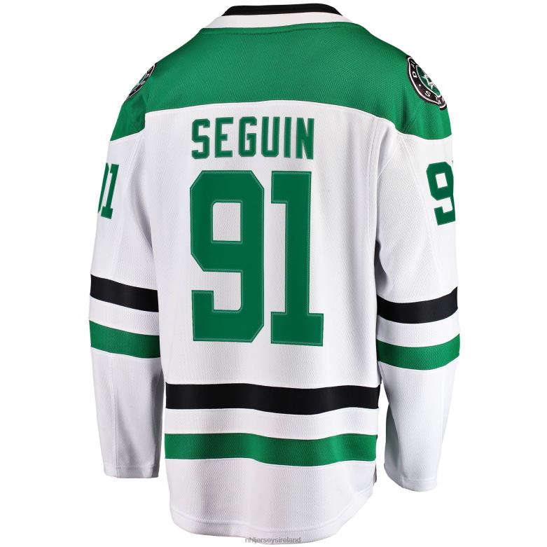 NHL Men Dallas Stars Tyler Seguin Fanatics Branded White Away Premier Breakaway Player Jersey D002V1205 Clothing