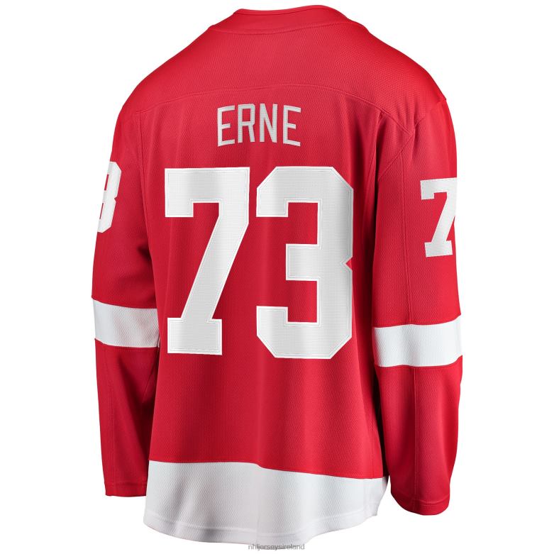 NHL Men Detroit Red Wings Adam Erne Fanatics Branded Red Home Breakaway Player Jersey D002V1840 Clothing