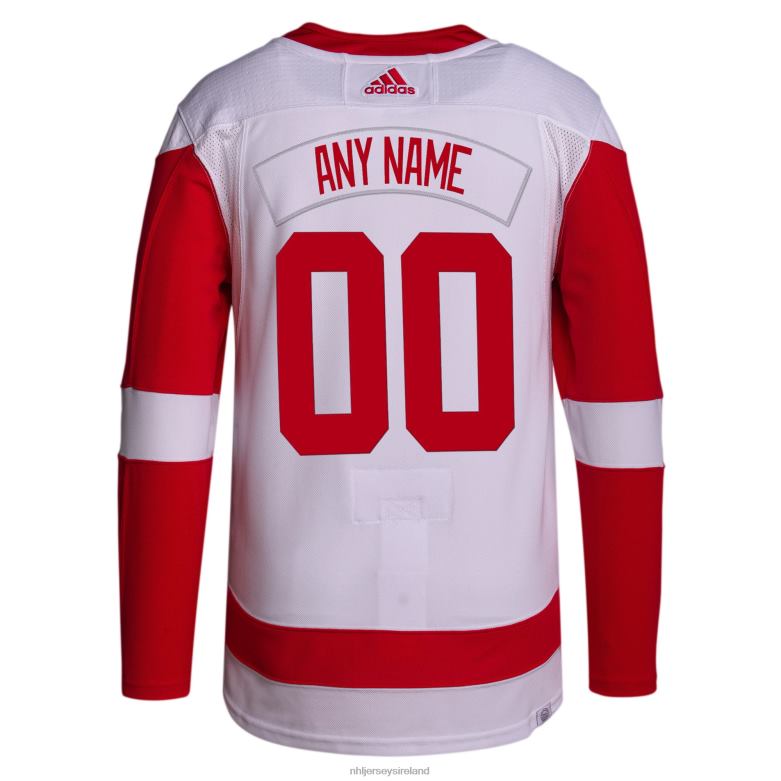 NHL Men Detroit Red Wings Adidas White Away Primegreen Authentic Pro Custom Jersey D002V710 Clothing