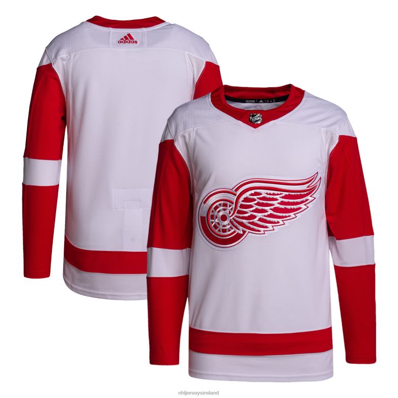 NHL Men Detroit Red Wings Adidas White Away Primegreen Authentic Pro Jersey D002V2415 Clothing
