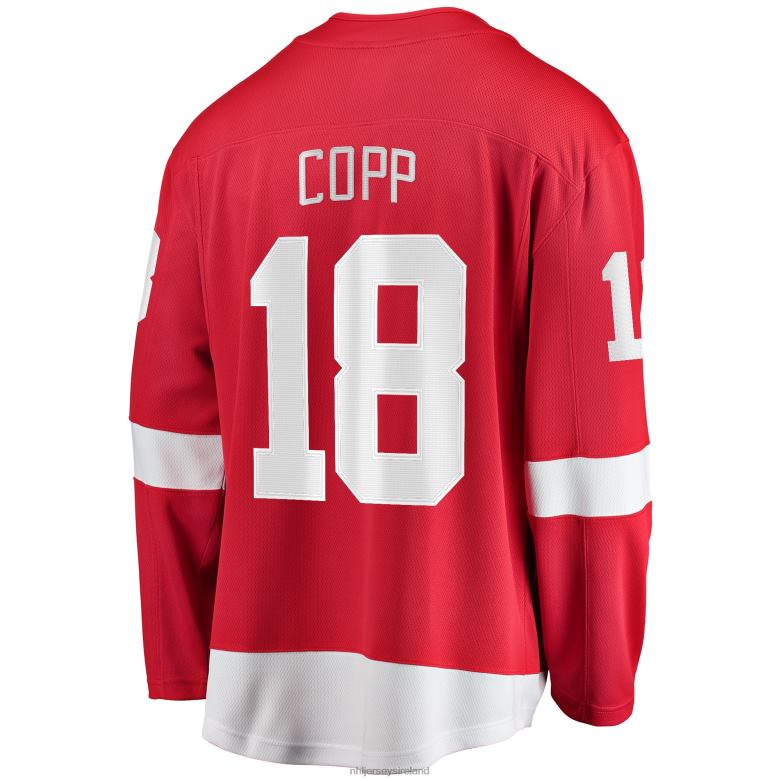 NHL Men Detroit Red Wings Andrew Copp Fanatics Branded Red Home Breakaway Player Jersey D002V1672 Clothing