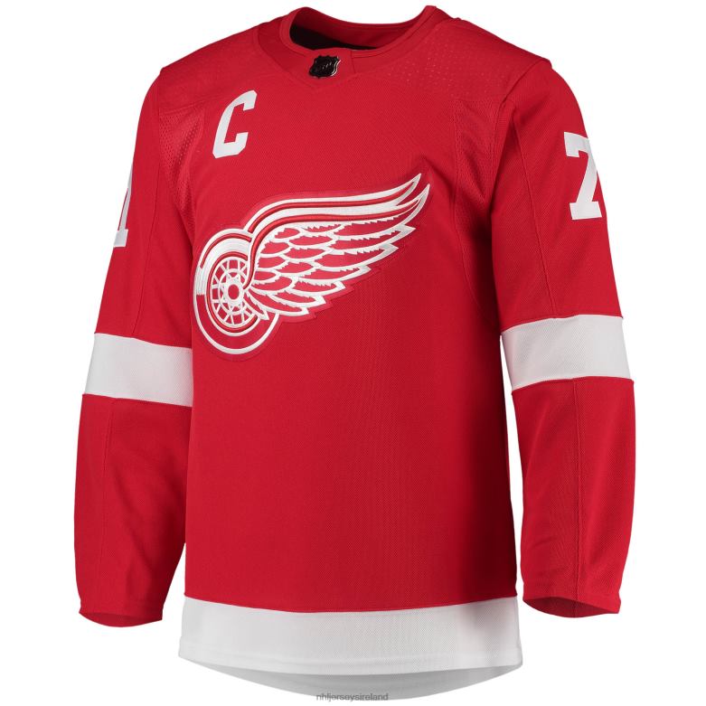 NHL Men Detroit Red Wings Dylan Larkin Adidas Red Home Captain Patch Primegreen Authentic Pro Player Jersey D002V303 Clothing