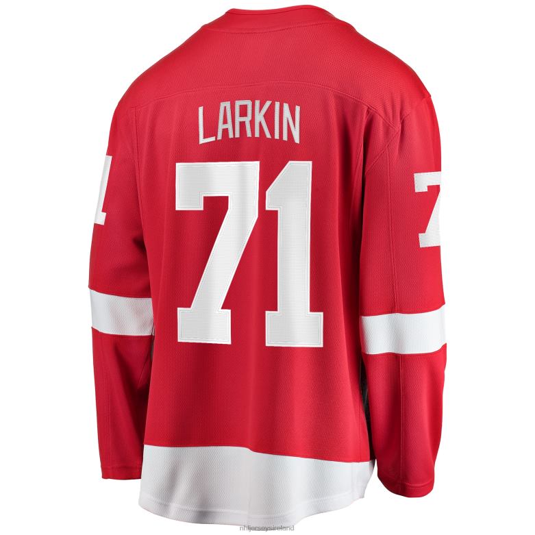 NHL Men Detroit Red Wings Dylan Larkin Fanatics Branded Red Home Captain Premier Breakaway Player Jersey D002V156 Clothing