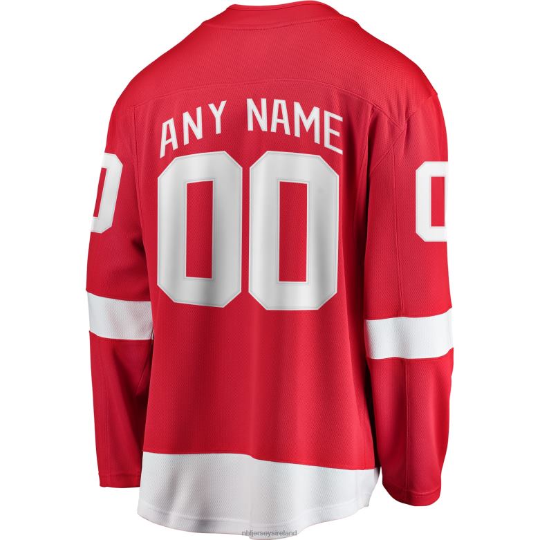 NHL Men Detroit Red Wings Fanatics Branded Red Home Breakaway Custom Jersey D002V166 Clothing