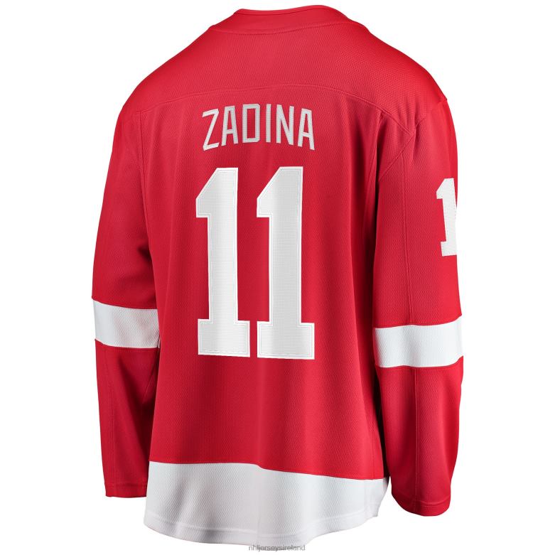 NHL Men Detroit Red Wings Filip Zadina Fanatics Branded Red Home Breakaway Player Jersey D002V1540 Clothing
