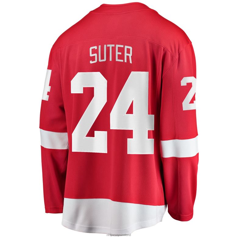 NHL Men Detroit Red Wings Pius Suter Fanatics Branded Red Home Breakaway Player Jersey D002V1970 Clothing