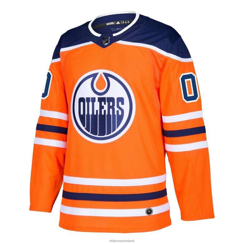 NHL Men Edmonton Oilers Adidas Orange Authentic Custom Jersey D002V2404 Clothing