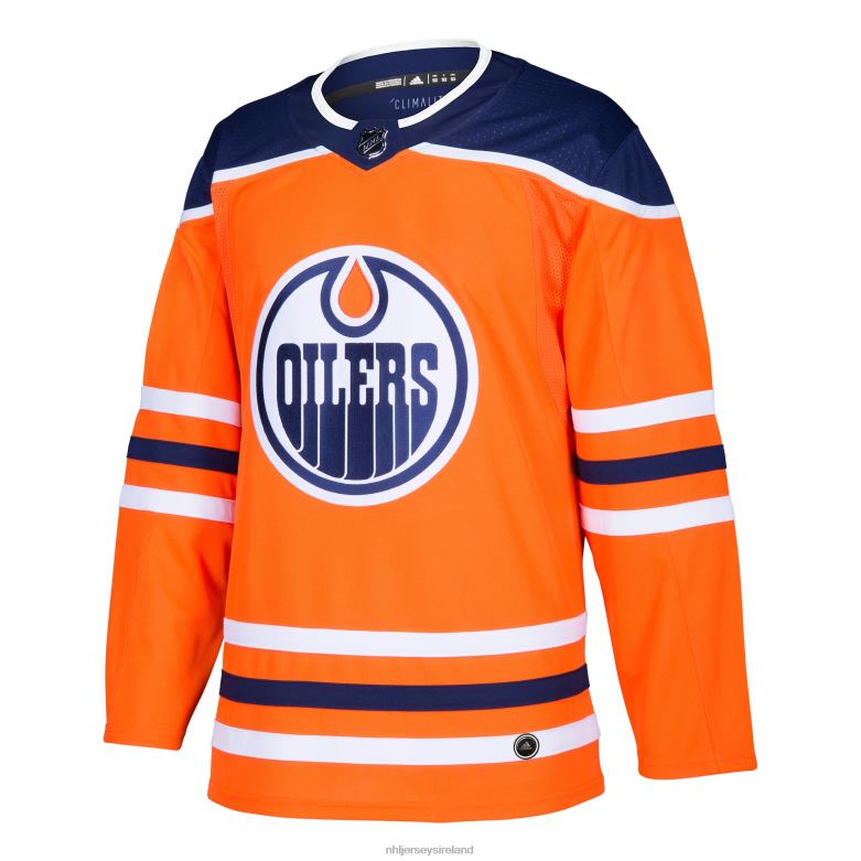 NHL Men Edmonton Oilers Adidas Orange Home Authentic Blank Jersey D002V565 Clothing