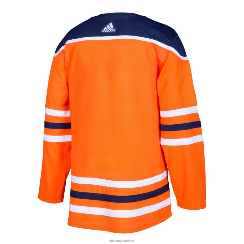 NHL Men Edmonton Oilers Adidas Orange Home Authentic Blank Jersey D002V565 Clothing